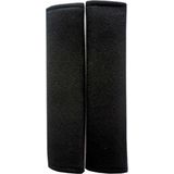 Carpoint - Gordelbeschermerset - Zwart - 2 Stuks - Klittenband