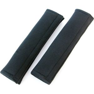 Carpoint - Gordelbeschermerset - Zwart - 2 Stuks - Klittenband