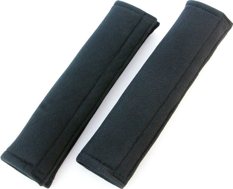 Carpoint - Gordelbeschermerset - Zwart - 2 Stuks - Klittenband