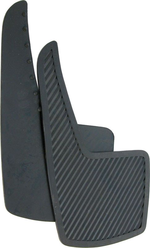 Carpoint - Universele Spatlappen - Zwart - Rubber - 2 Stuks