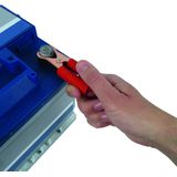 Carpoint - Accupoolklemmen - Zwart/Rood - Staal - Geïsoleerd - 50 AMP - 2 Stuks