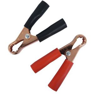 Carpoint - Accupoolklemmen - Zwart/Rood - Staal - Geïsoleerd - 50 AMP - 2 Stuks