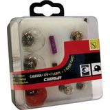 Carpoint - 9-delige Lampenset - 12V - Inclusief Opbergbox