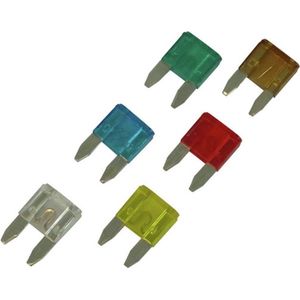 Minizekering Assortiment, 6 Stuks