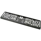 Carpoint - Kentekenonderlegplaat - Langwerpig - Kunststof - Geschikt Voor Europees Model