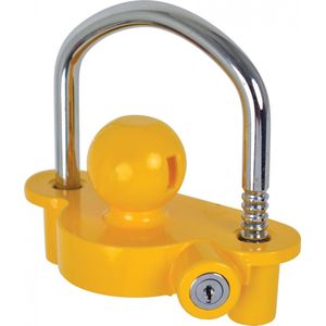 Carpoint - Disselslot - Koppelingsslot - Geel - Staal - 50 mm