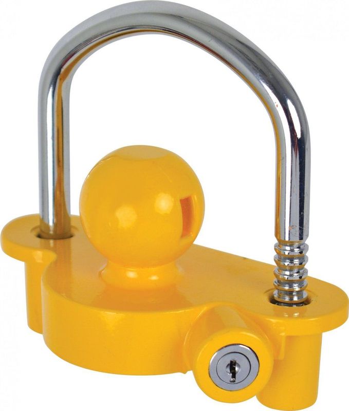 Carpoint - Disselslot - Koppelingsslot - Geel - Staal - 50 mm