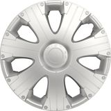 Carpoint - Wieldoppen Racing - Zilver - Set van 4 - 13 Inch