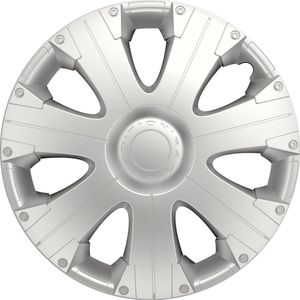 Carpoint - Wieldoppen Racing - Zilver - Set van 4 - 13 Inch
