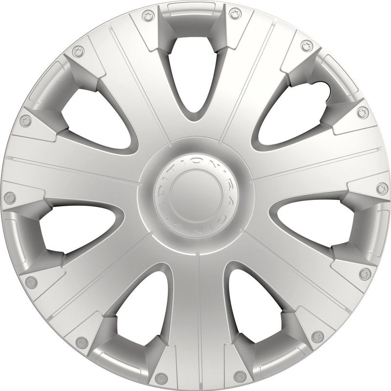 Carpoint - Wieldoppen Racing - Zilver - Set van 4 - 13 Inch