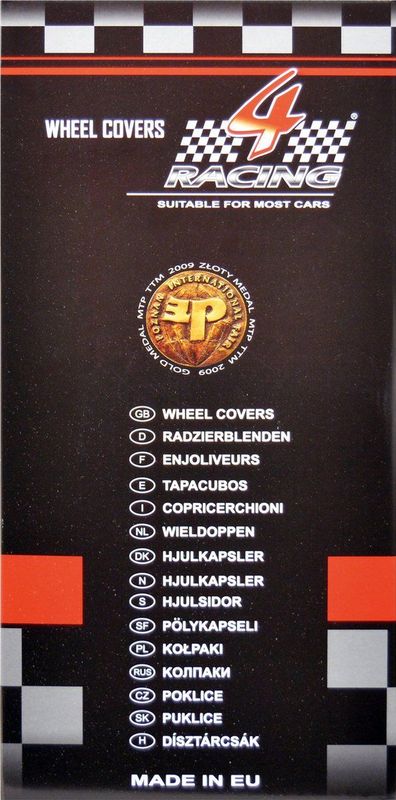 Wieldoppenset Carpoint Racing 14 Inch