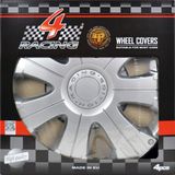 Gorecki - Wieldoppenset Racing - Zilverkleurig - Geschikt voor Stalen Velgen - Set van 4