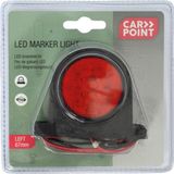 Carpoint - Breedtelicht - Zwart - Kunststof - Links met Led-Verlichting