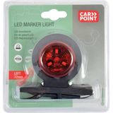 Carpoint - LED Breedtelicht - Rood/Wit - Rubber - E-keur