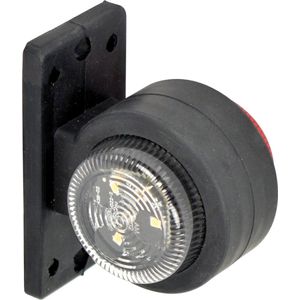 Carpoint - LED Breedtelicht - Rood/Wit - Rubber - E-keur