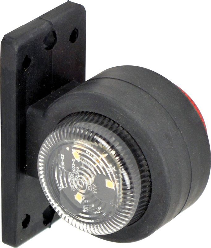 Carpoint - LED Breedtelicht - Rood/Wit - Rubber - E-keur