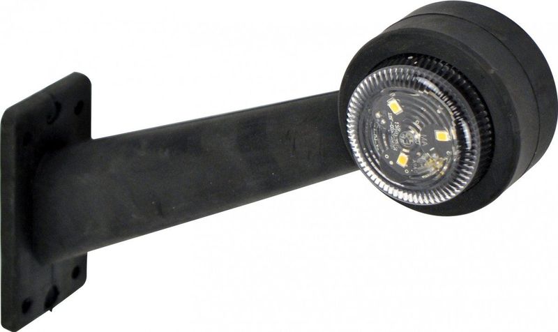 Carpoint - Breedtelicht - Links - Zwart - Kunststof - LED Verlichting