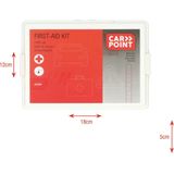 Carpoint - EHBO Kit - 31-delige Set - Inclusief Handleiding - Muurhouder