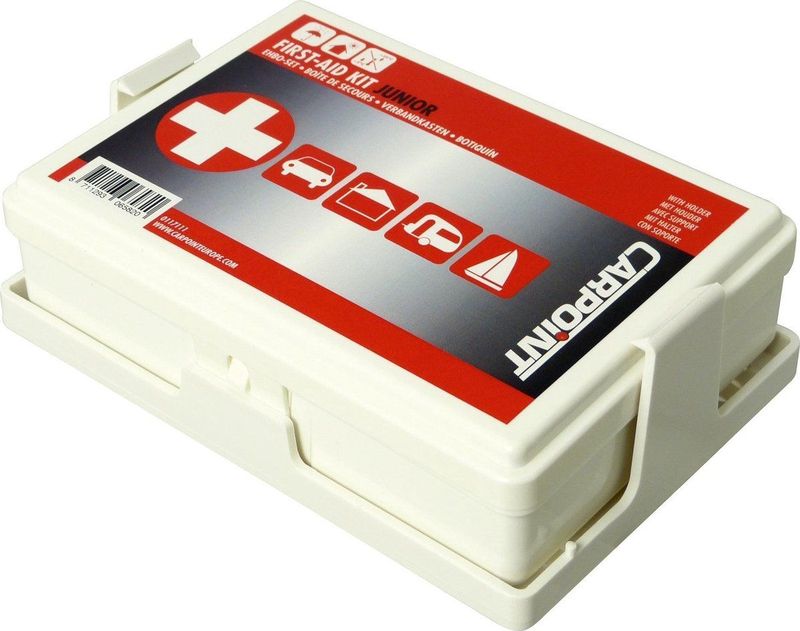 Carpoint - EHBO Kit - 31-delige Set - Inclusief Handleiding - Muurhouder