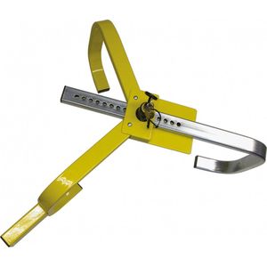 Carpoint - Wielklem - Beveiliging voor Auto - Geschikt voor Banden 13'' tot 15''