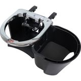 Carpoint - Dubbele Blikjeshouder - Zwart/Zilver - Kunststof