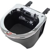 Carpoint - Dubbele Blikjeshouder - Zwart/Zilver - Kunststof