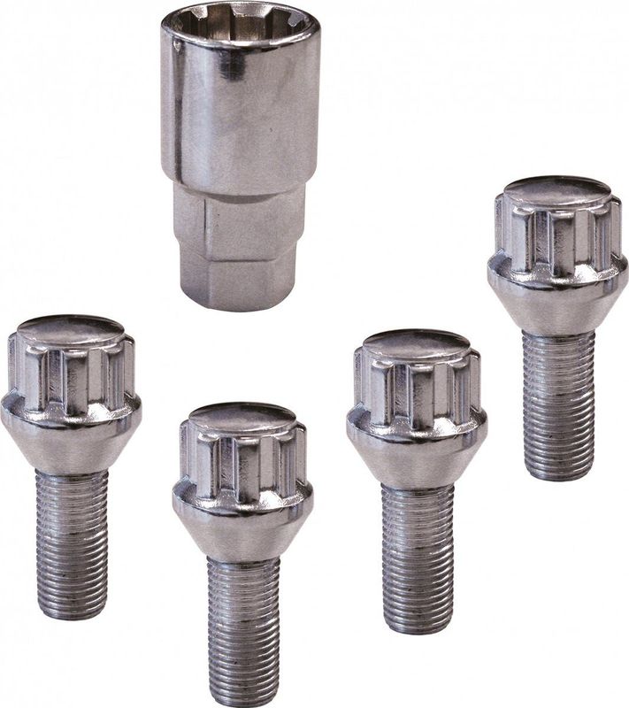 Anti Diefstal Wielbouten - Conisch - 4 X M12 X 1.5 X 26mm - Type B