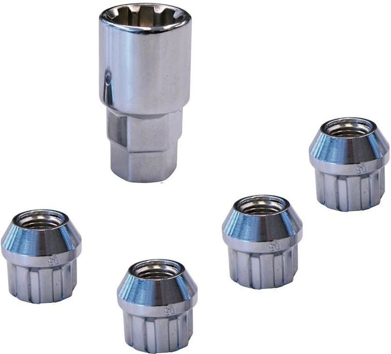 Slotmoeren set Conisch M12x1,25