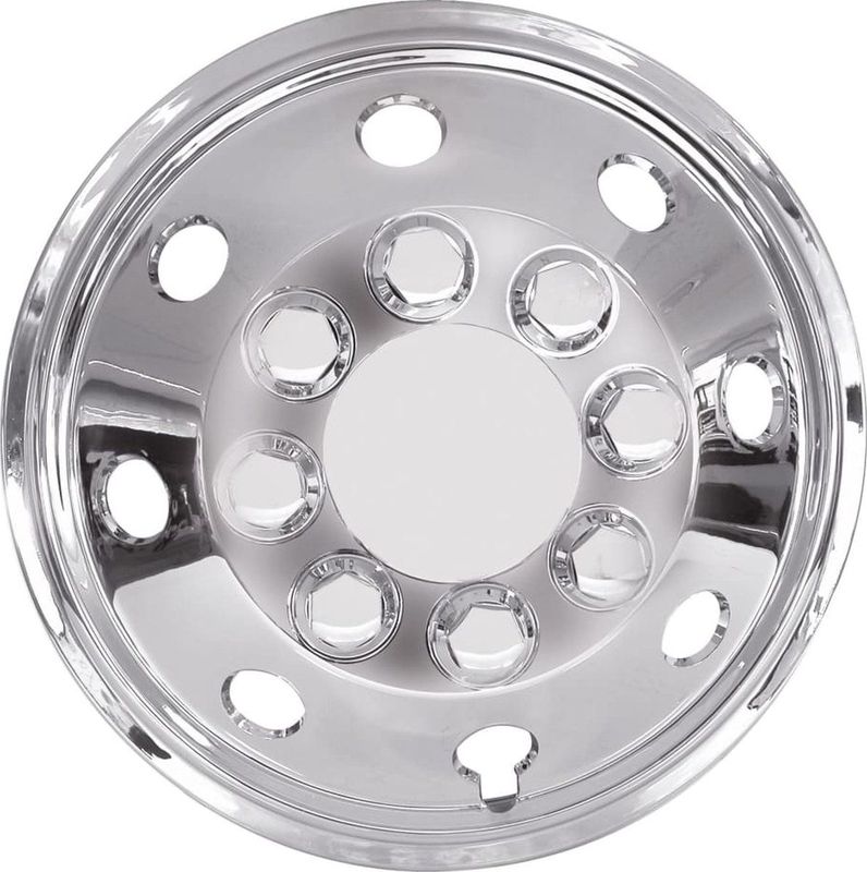 Carpoint - Wieldoppenset - Chroom - Bolvormig - 15 inch - 4 Stuks