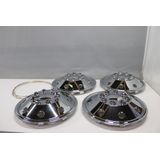 Carpoint - Wieldoppenset - Chrome - Set van 4
