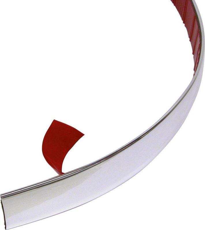 Decostrip - Chroom - Sierlijst - 22mm - 2 Meter - Zelfklevend