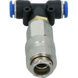 Carpoint - Blaaspistool Set - 3-Delig - Staal - 5 Meter Slang