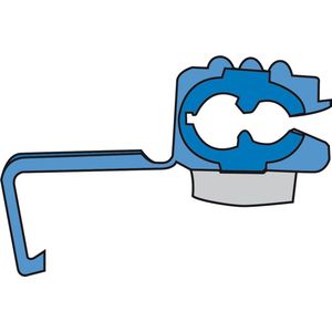 Carpoint - Aftakklem 1560 - Blauw - 5 Stuks - Auto Reparatie Benodigdheden