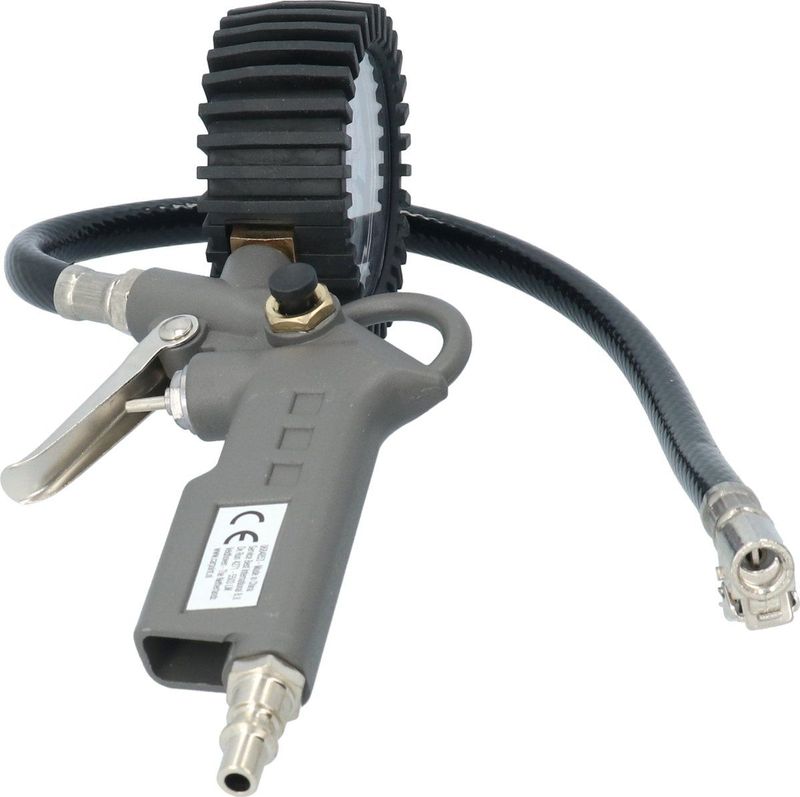 Carpoint - Bandenblazer - Met Manometer - Max Werkdruk 12 Bar - Slanglengte 35 cm