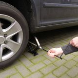 Carpoint Schaarkrik 1,5 Ton Staal Zwart