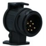 Carpoint - Verloopstekker - Zwart - Kunststof