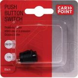 Carpoint - Drukschakelaar - Zwart - Kunststof - 12 Volt - Inbouw