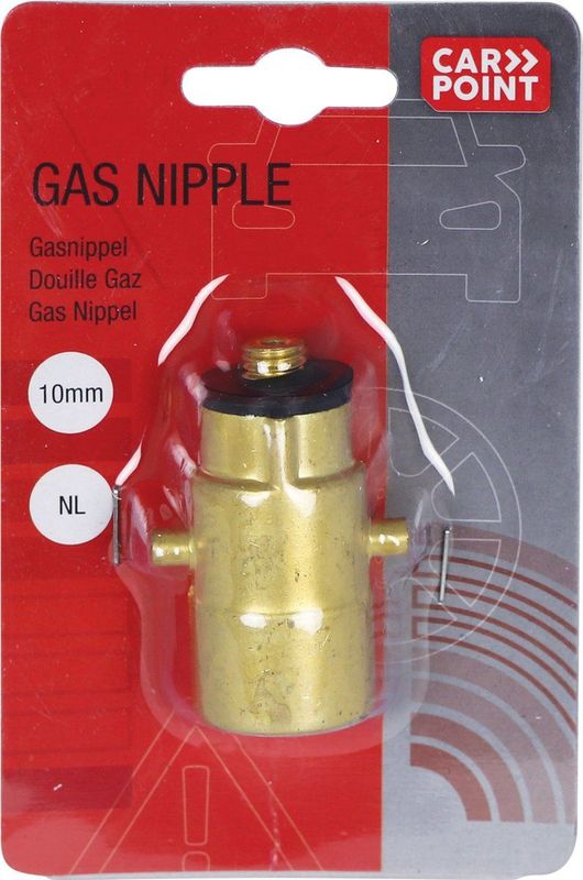 Carpoint - LPG-nippel Bajonet - Goud - Messing