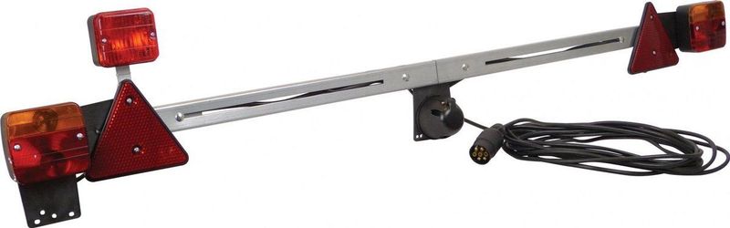 Carpoint - Lichtpaneel - Uitschuifbaar - Metaal - 7-polige Stekker - 140-210 cm