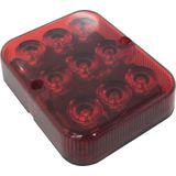 Carpoint - Mistachterlicht - LED - Rood - Kunststof - 100x80x25mm