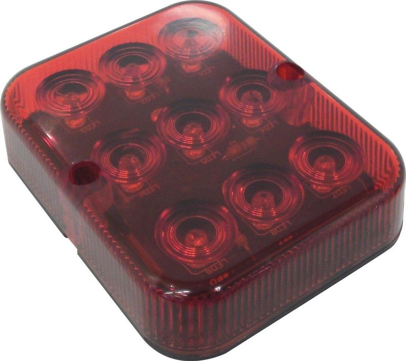 Carpoint Mistachterlicht 19 LED 12V 100x80x25mm