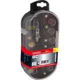 Carpoint - 30-delige Gloeilampenset - H1 en H7 - Inclusief Zekeringen - Opbergbox