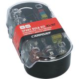 Carpoint - 30-delige Gloeilampenset - H1 en H7 - Inclusief Zekeringen - Opbergbox
