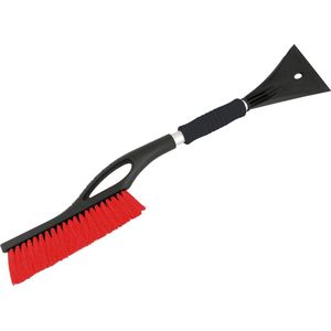 Carpoint - Sneeuwborstel & Ijskrabber - Zwart/Rood - Kunststof