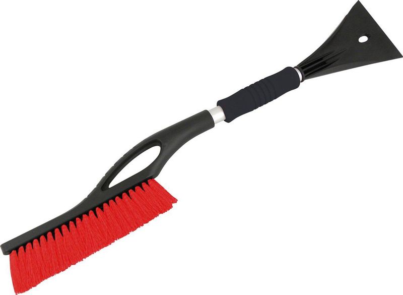 Carpoint - Sneeuwborstel & Ijskrabber - Zwart/Rood - Kunststof