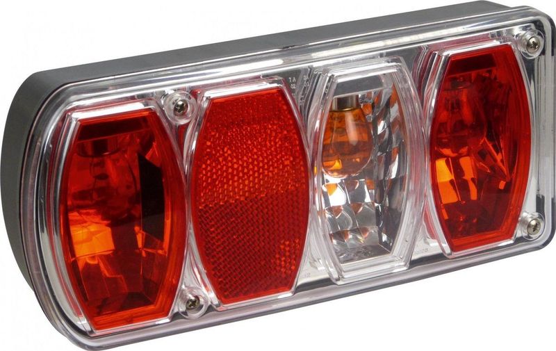 Carpoint - Combinatielichtset - Zwart - Kunststof - Voor Aanhangwagen