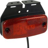 Carpoint - Zijlamp - Zwart - Kunststof - Geïntegreerde LED Verlichting