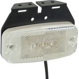 Carpoint - Zijlamp - Wit - Kunststof - Geïntegreerde LED Verlichting