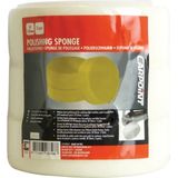 Carpoint - Polijstpad - Wit - Voor Poetsmachine - 15 cm Diagonaal - Medium Hard