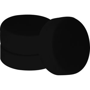 Carpoint - Extra Zacht Polijstspons - Zwart - Foam - 150 mm - 3 Stuks